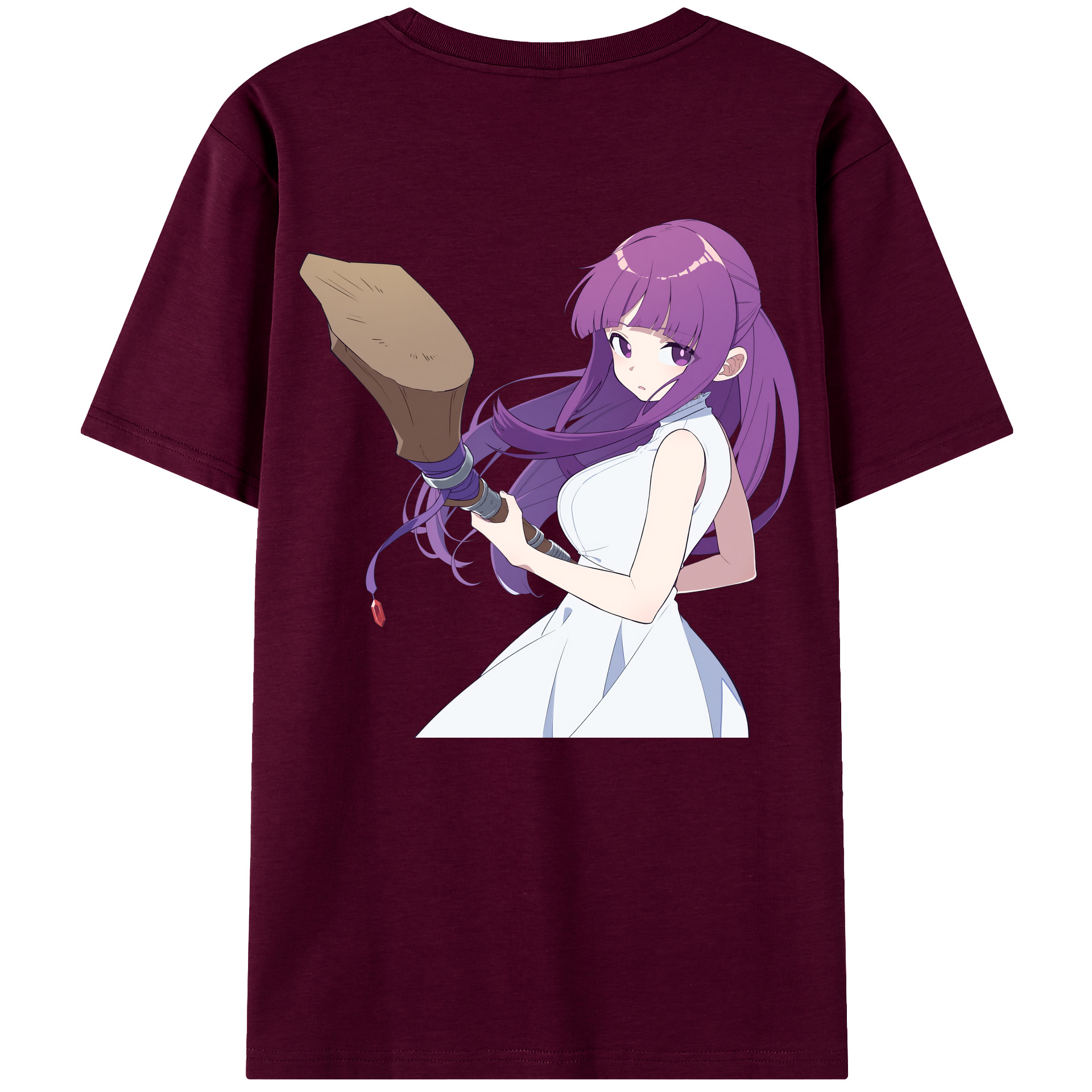 （画像用） 葬送のフリーレン Frieren レディース半袖Tシャツ(バックプリント)